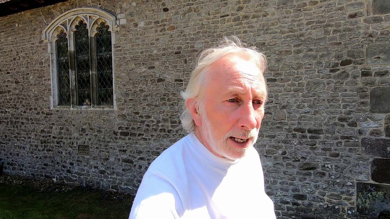 Walk at St Peters church and the Lupin field