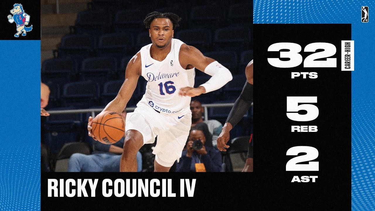 Ricky Council IV Drops Career-High 32 PTS, 5 REB, & 2 AST!