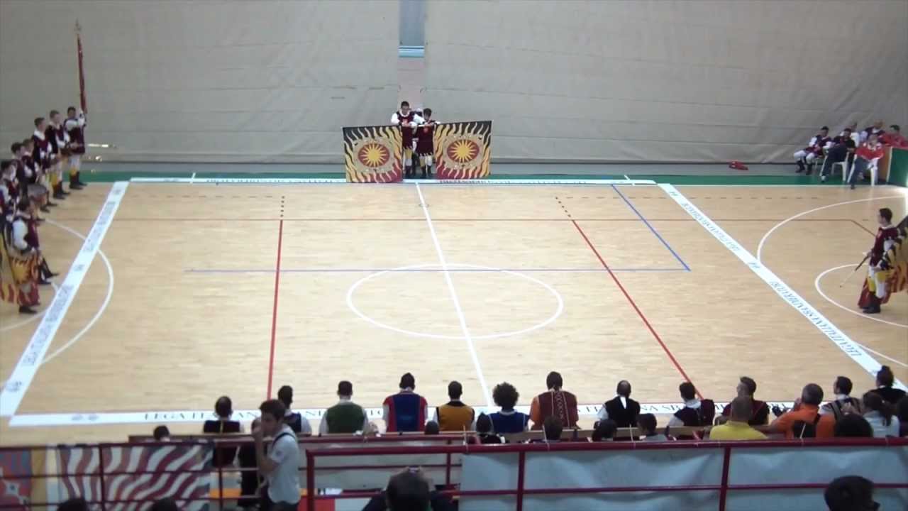 Sbandieratori Terra del Sole Coppia Andrea e Tommaso Campionati Italiani LIS 2012