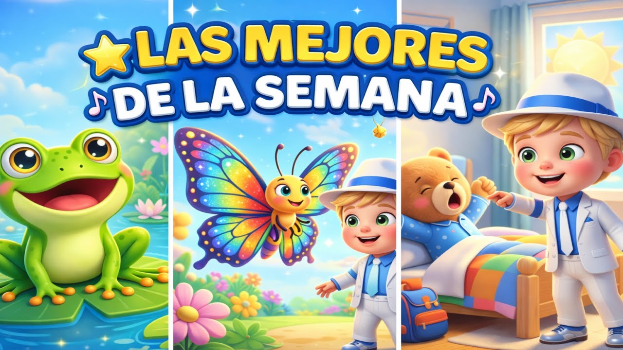 ¡Lo Mejor de la Semana! 🎉 Canciones y Momentos Divertidos para Niños