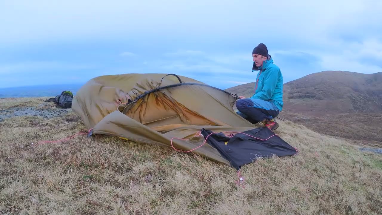 Установка палатки при сильном ветре — Hilleberg Akto — Мои мысли