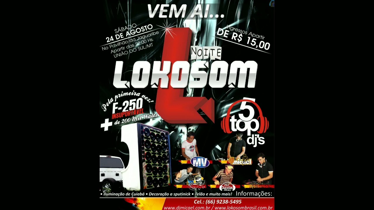 Cd Noite Lokosom 2&deg; Edi&ccedil;&atilde;o Uni&atilde;o do Sul-Mt  (2013)