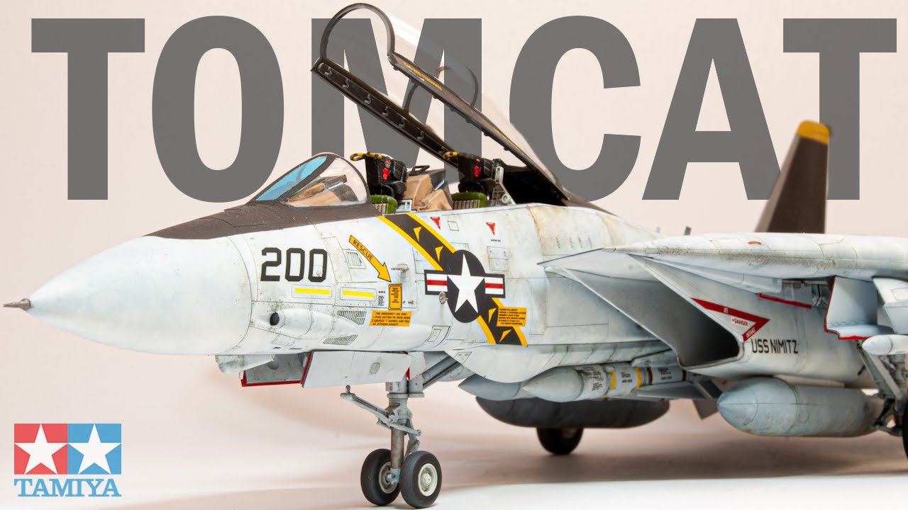 F-14A от Tamiya в масштабе 1:48 | Полная сборка | HD