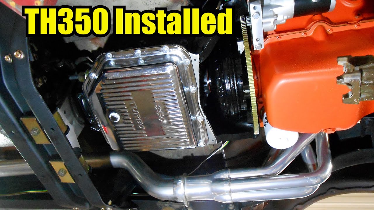 70 Chevy Truck B&M TH350 4WD Trans Install