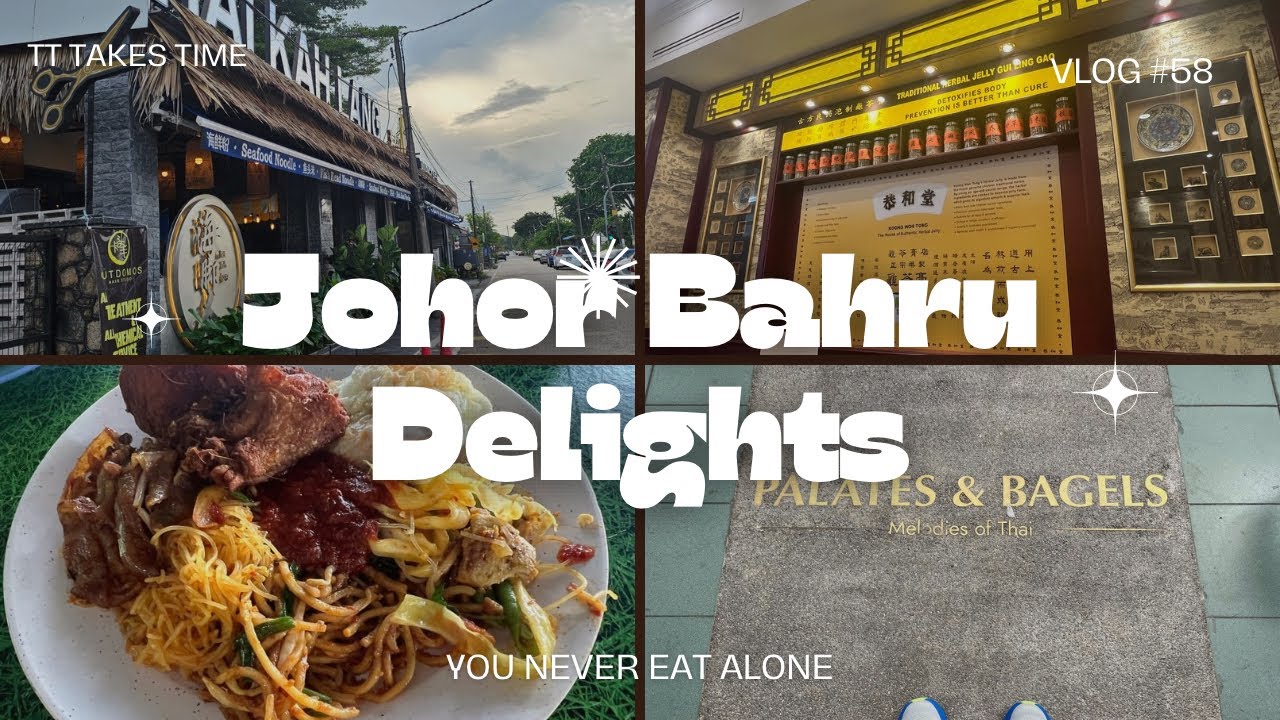A Day of Food, Fun & Surprises in Johor Bahru! ( You Never Eat Alone Ep 58)