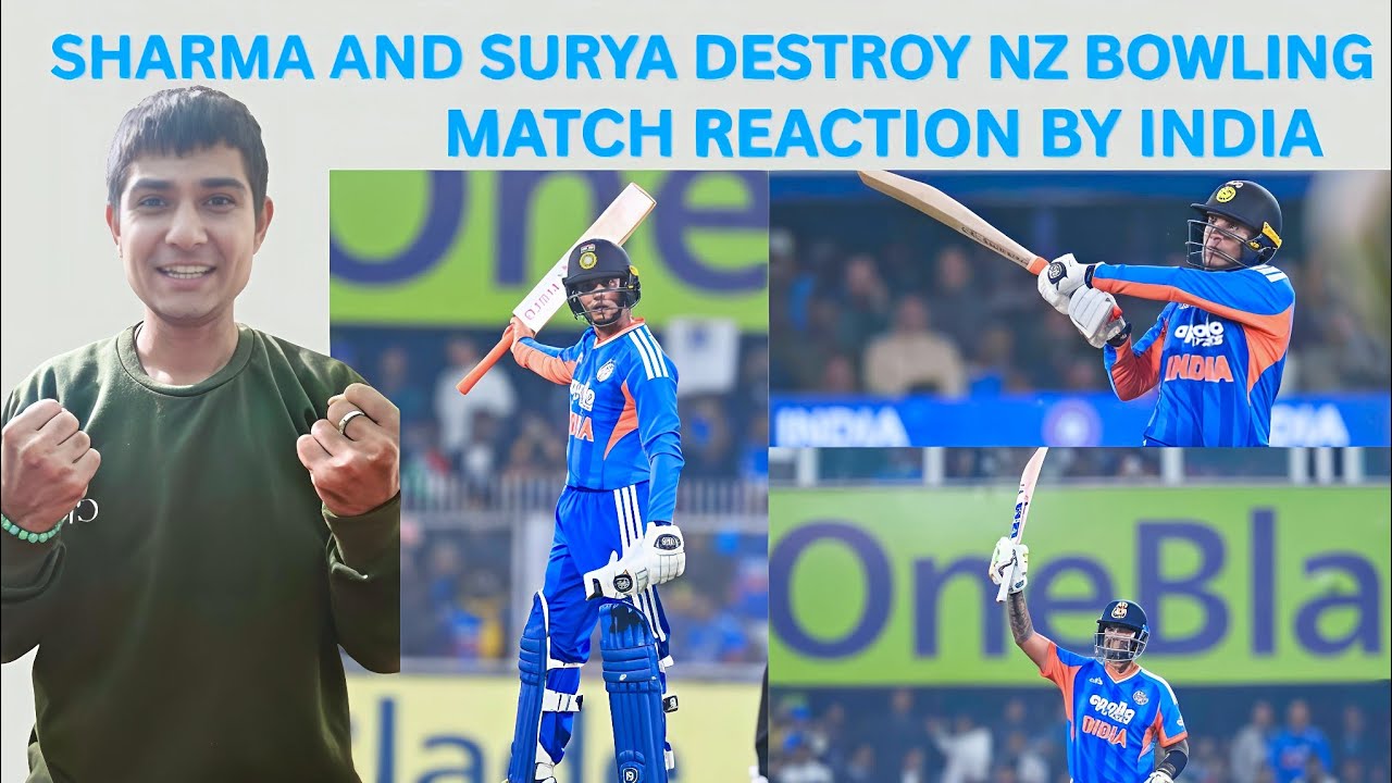 Match Reaction l India Beat NZ in 3rd t-20 l Abishek Sharma Fastest 50 🥳👌
