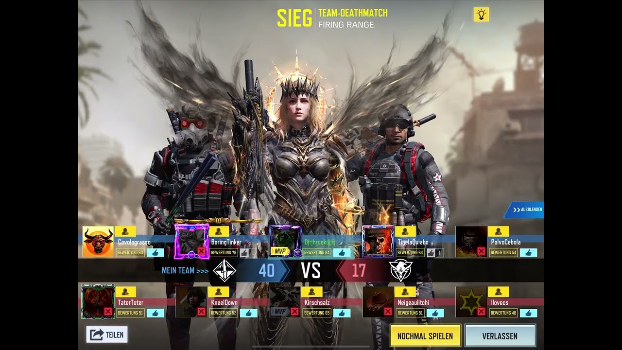 ✨🦋✨Call of Duty mobile „Firing Range“ Team Deathmatch ,1st. Place, 🌟💎SOPHIA- CBR4 Wings 💎