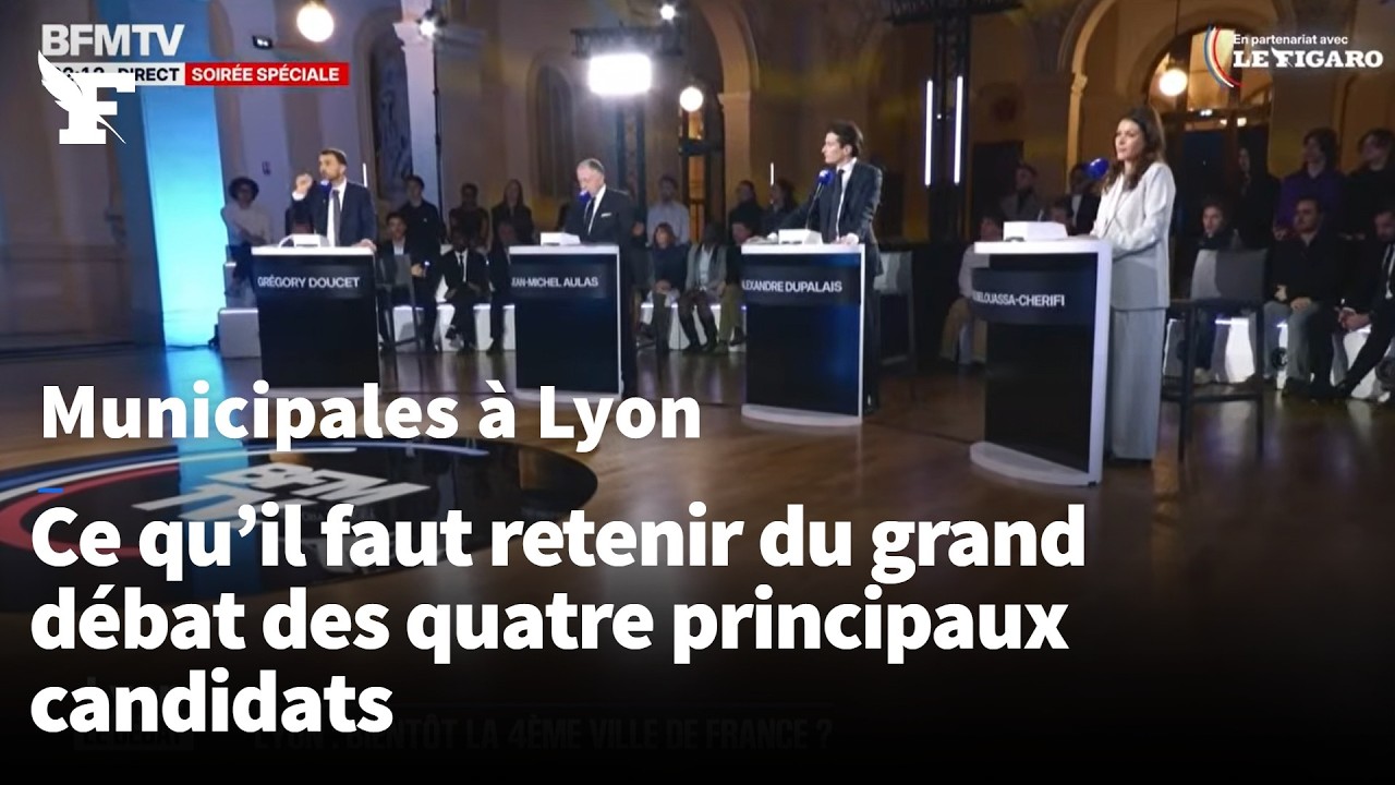 Élections municipales de Lyon : revivez les cinq temps forts du débat entre les candidats