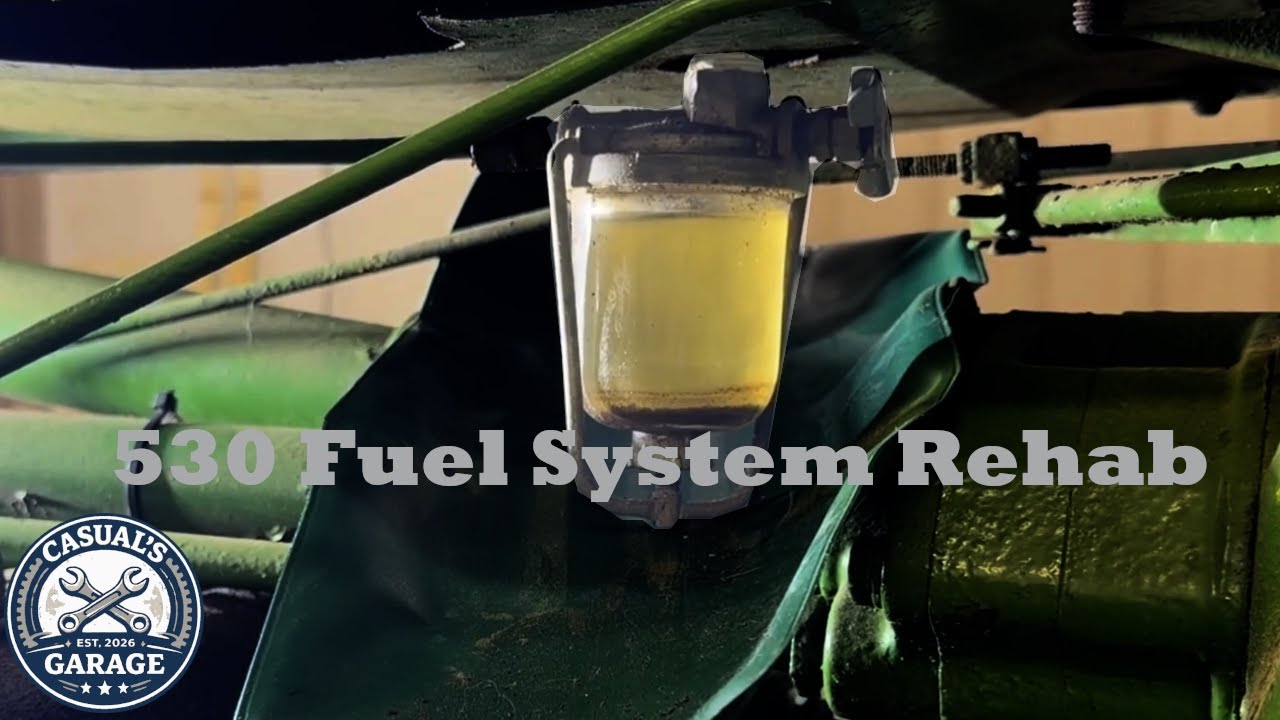 Come replace fuel lines with me! | New sediment bowl and lines for a John Deere 530 | JD 530 EP3