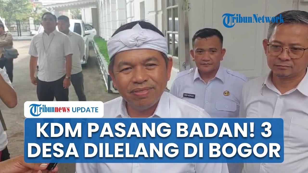 Tak Tinggal Diam Ada 3 Desa Dilelang di Bogor, Dedi Mulyadi Lantang: Saya akan Bicara ke Menterinya!
