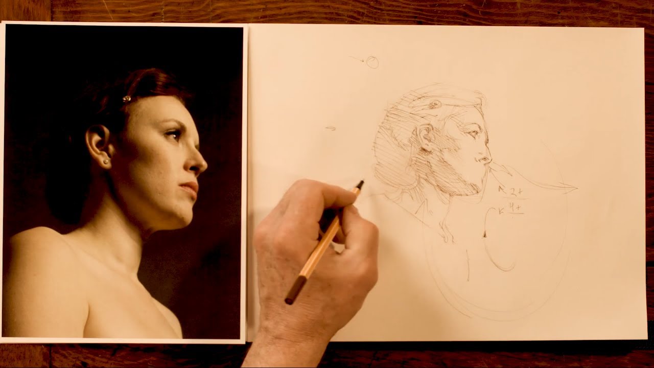 How To Draw A Portrait Using Fineliner