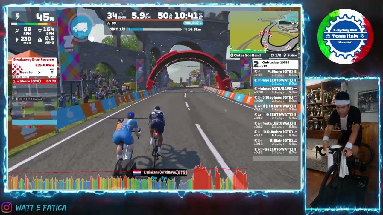 Zwift - Race: Club Ladder 13536 on Outer Scotland in Scotland