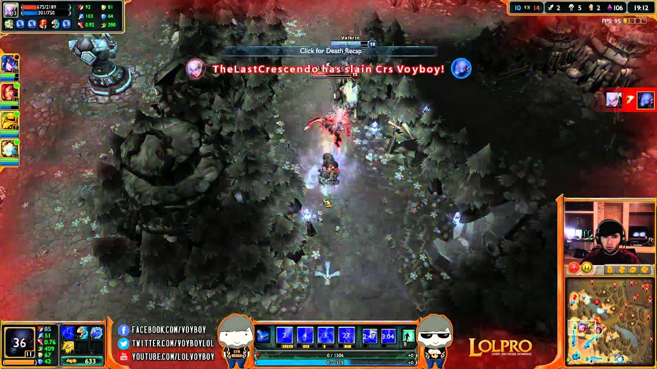 Crs Voyboy - Ryze vs Diana top lane «Beast» [R/m] (Diamond l)