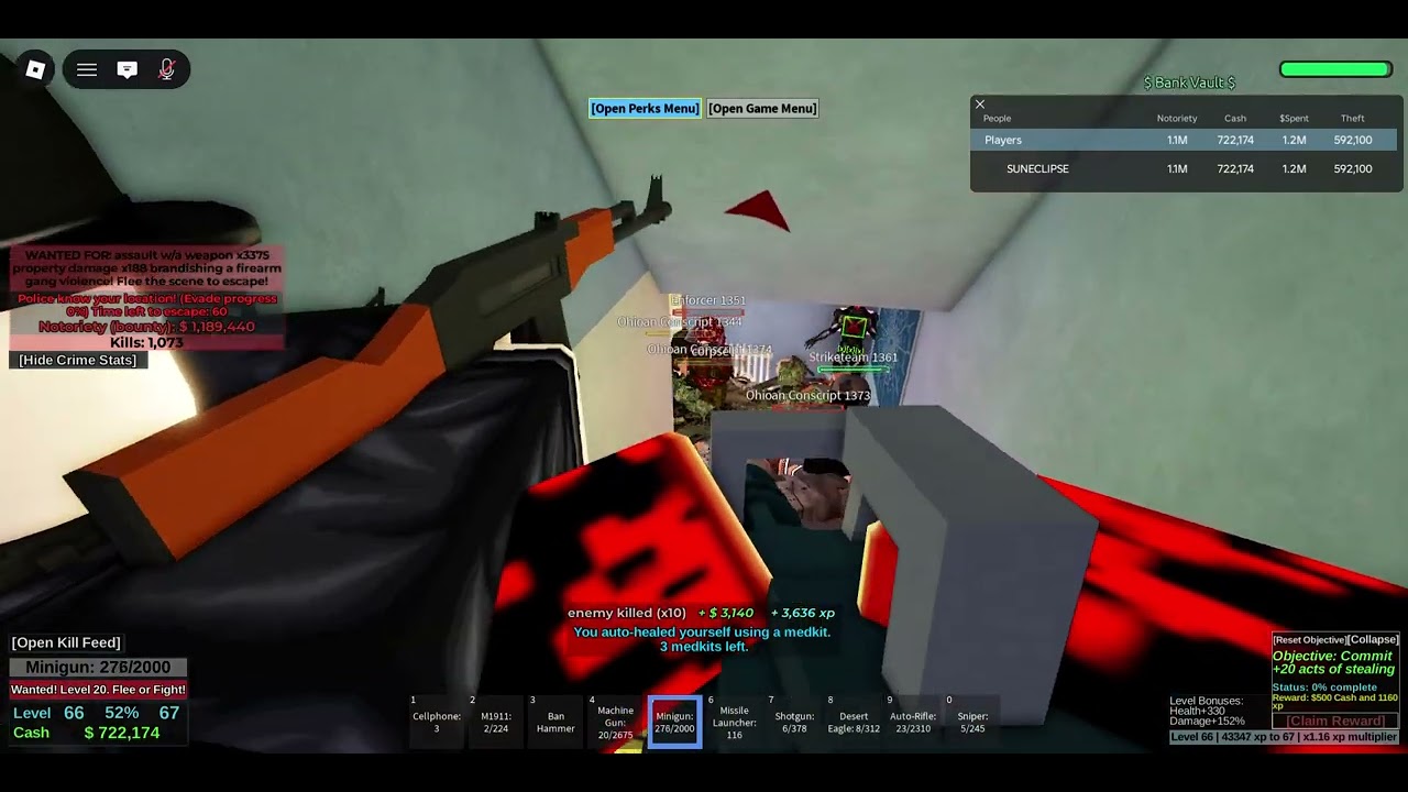 {roblox} infamy intense massacre, level 17 and above survival