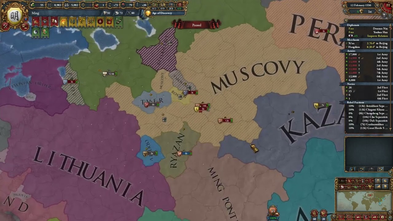 EU4 Patch 1.33.2 EXPLOIT/BUG - EoC Force Tributary CB menu cycle for bonus land
