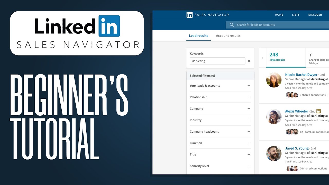 How To Use LinkedIn Sales Navigator | Tutorial For Beginners (2025)