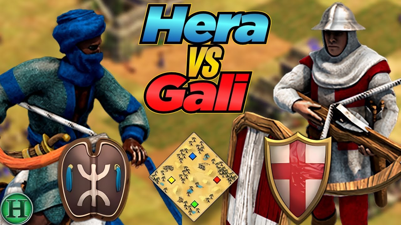 Berbers vs Italians | 1v1 Arabia | vs Gali | AoE2