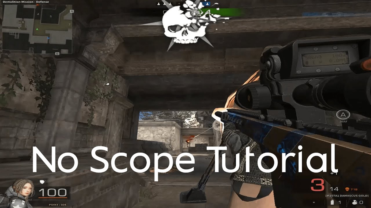 In Depth No Scoping Tutorial | Black Squad