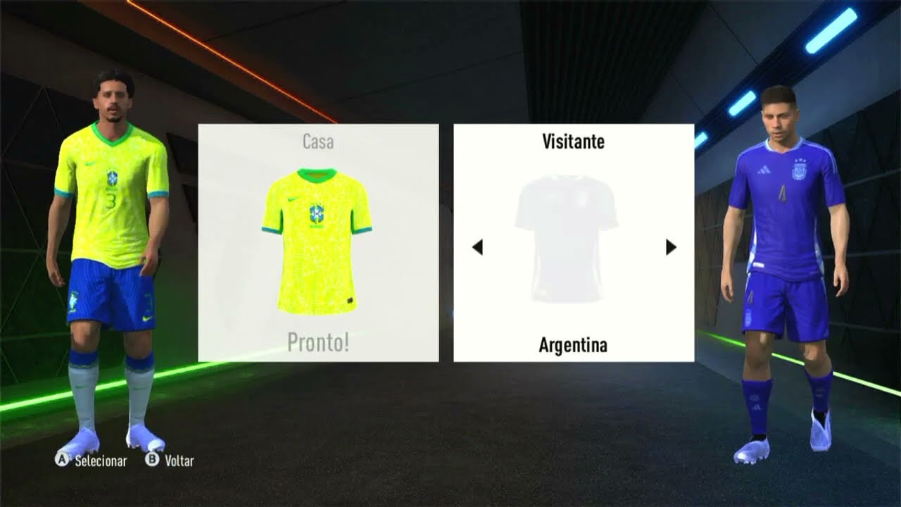 FC 25 Xbox 360 - Brasil x Argentina 
