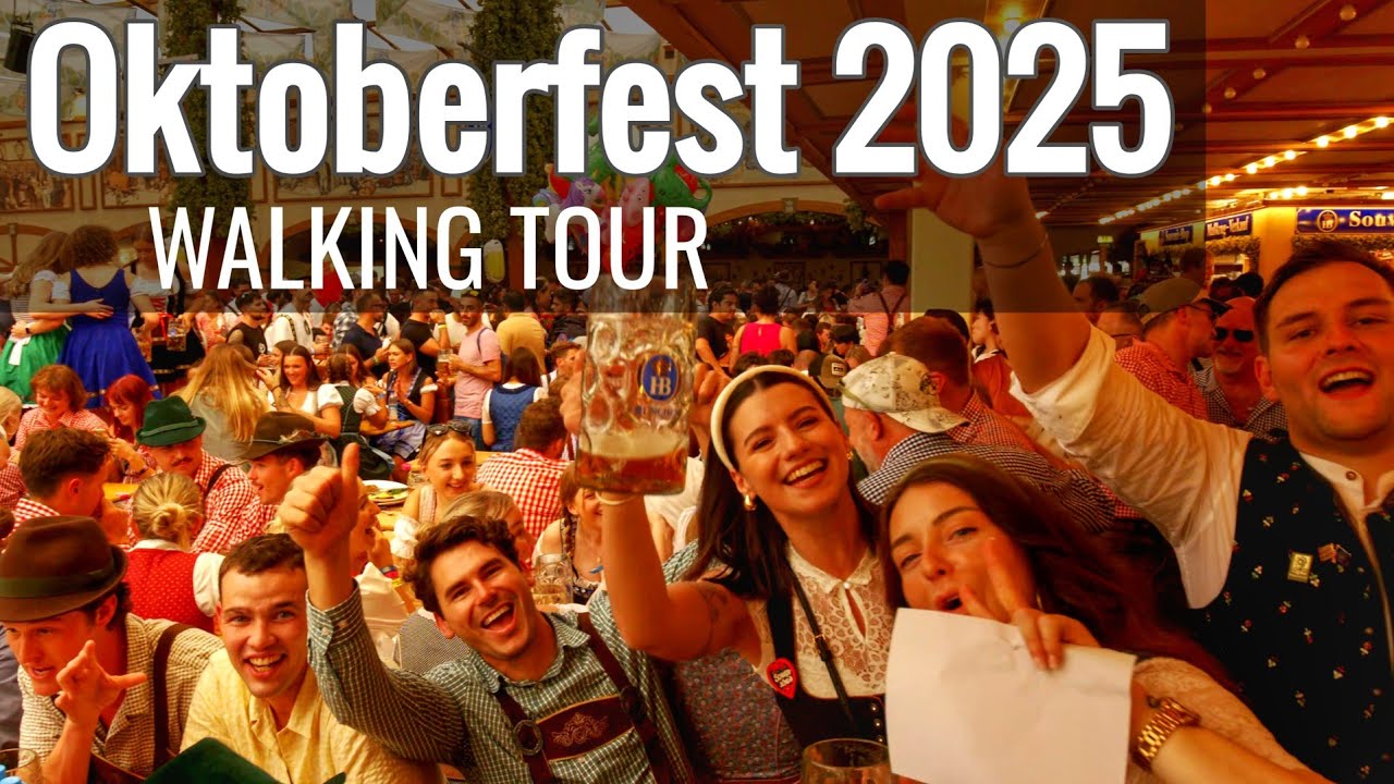 MUNICH OKTOBERFEST 2025 - Walking Tour - Wiesn 2025 - 4K HDR 60fps
