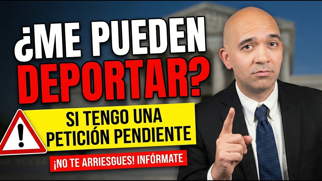 ¿Me pueden deportar si tengo una petición pendiente?