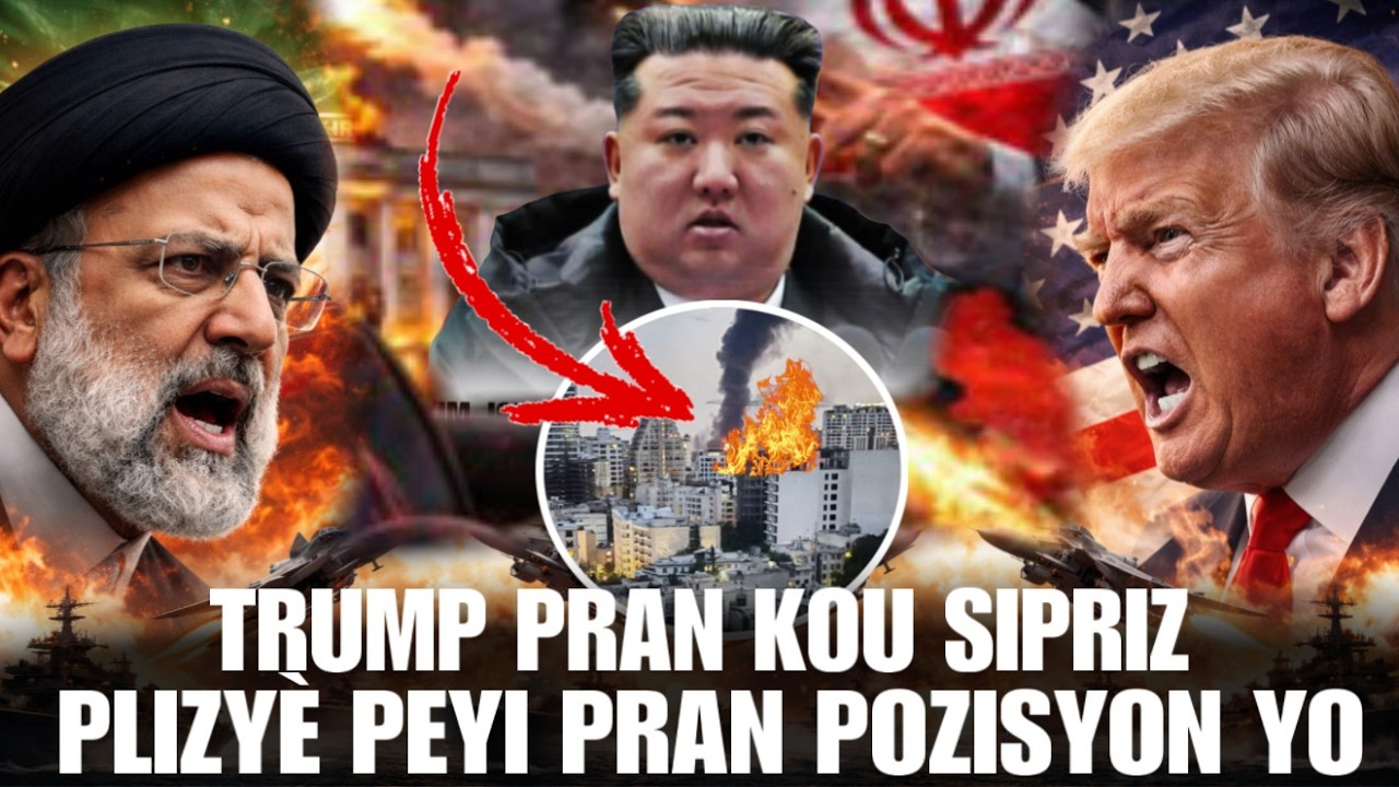 4mars woy atak iran sou etazini ede trump priye men core du nord foure pyel gro misil