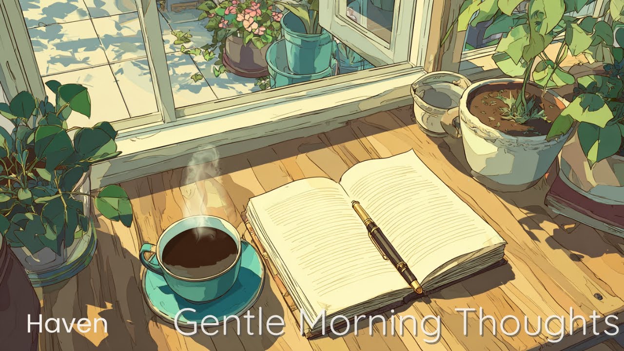 🌅 Gentle Morning Thoughts 📖 | Relaxing Lo-Fi Jazz for Peaceful Morning & Focus