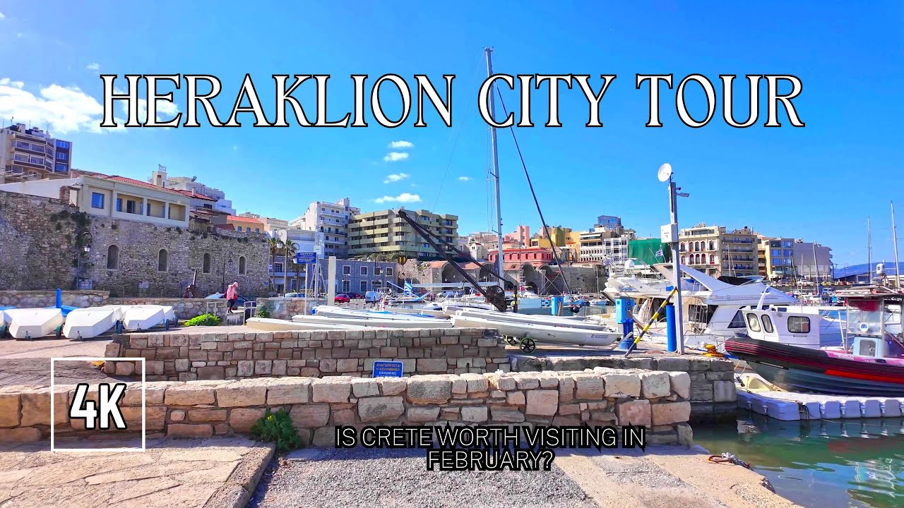 🌴 Heraklion, Crete in February 2025 | Is Winter the Best Time to Visit? 🇬🇷
