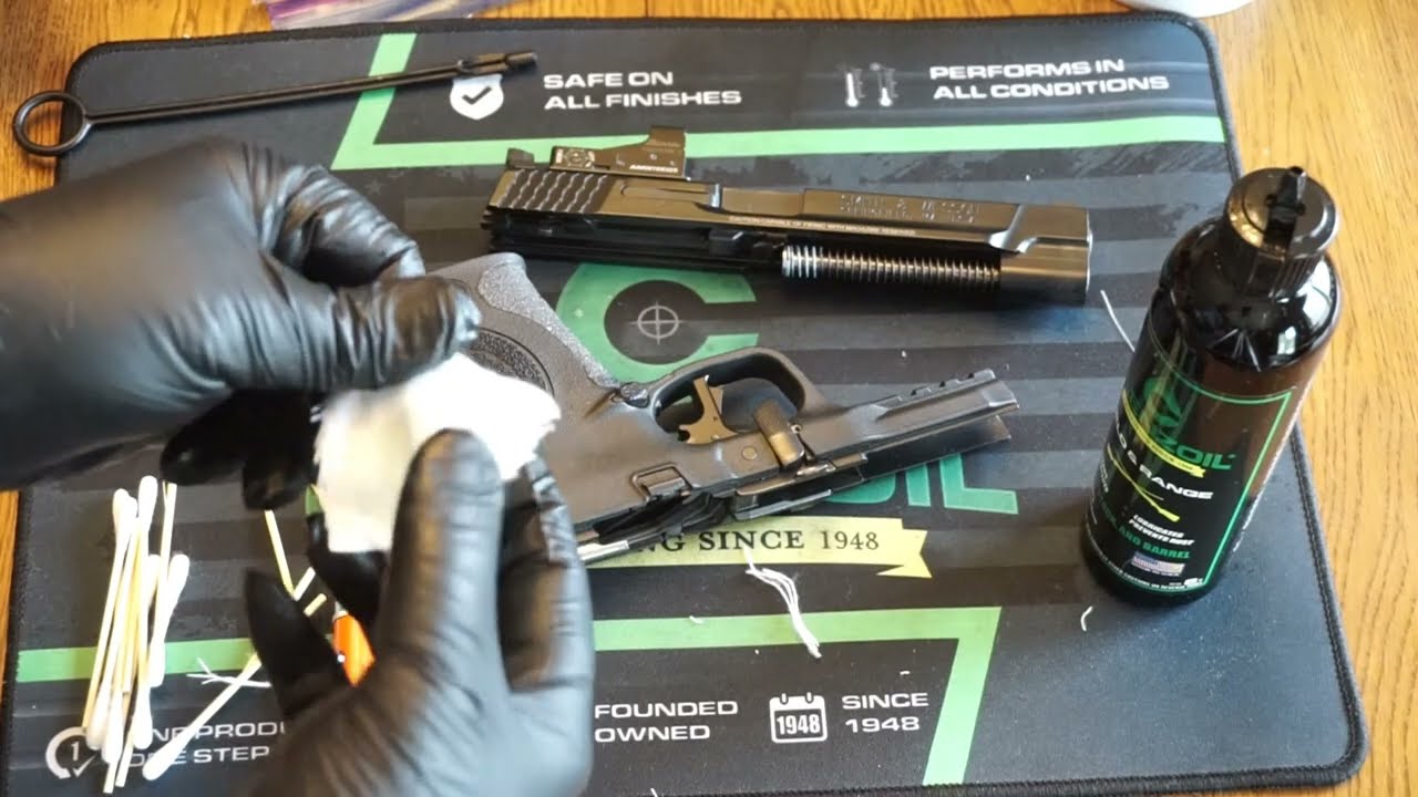 How to clean the Smith and Wesson S&W M&P 9 Pro Series CORE pistol