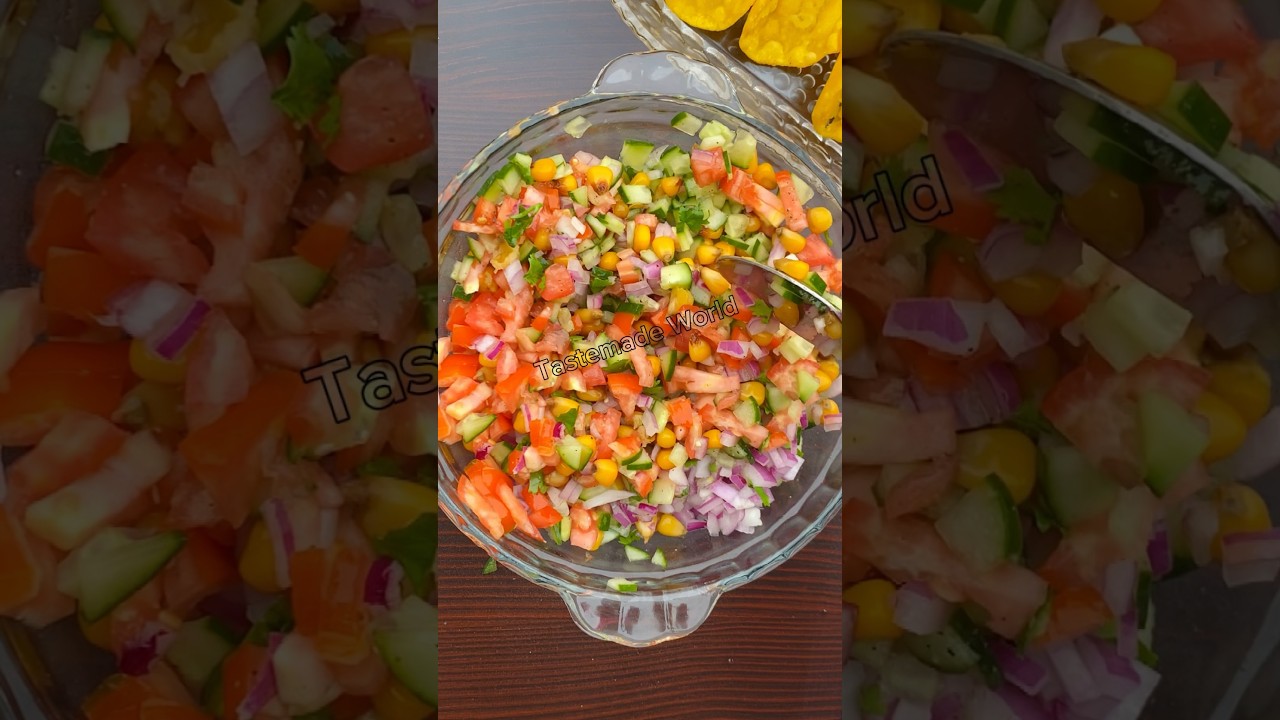Quick, Easy & Delicious Salsa🥗 Recipe #Shorts #salsa #salad #tacosalsa