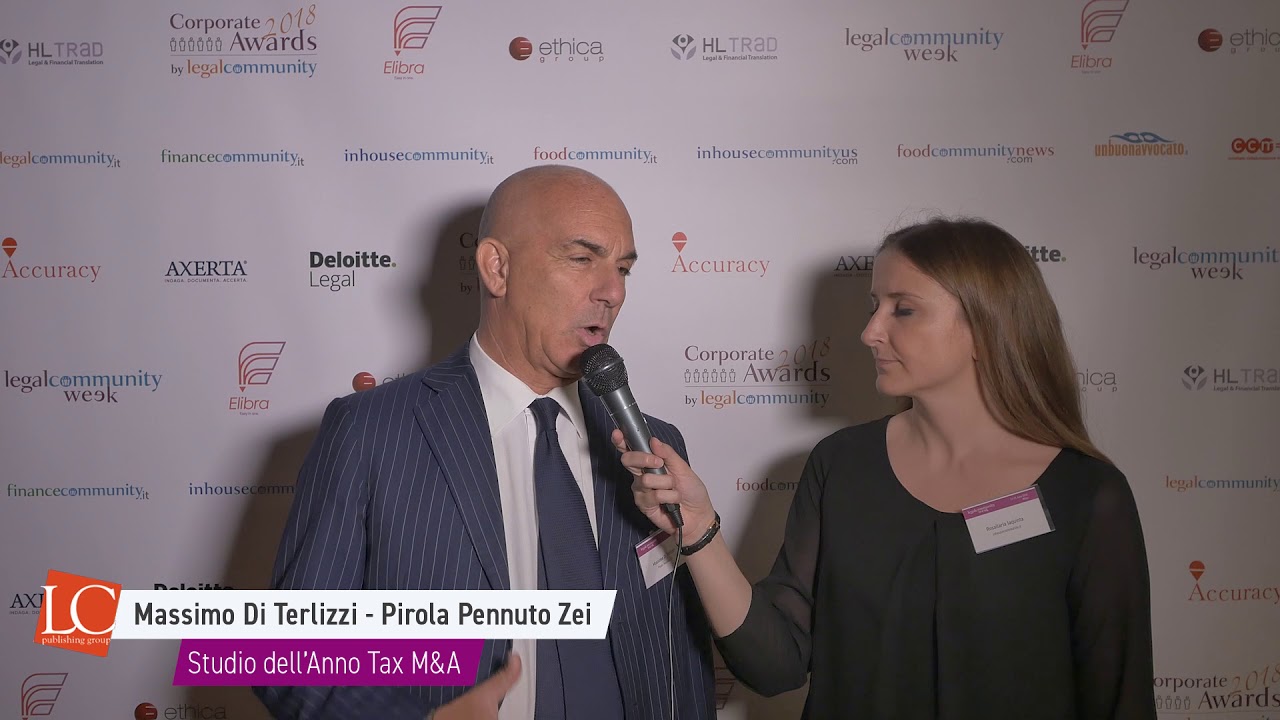 Massimo Di Terlizzi - Legalcommunity Corporate Awards 2018 by legalcommunity.it