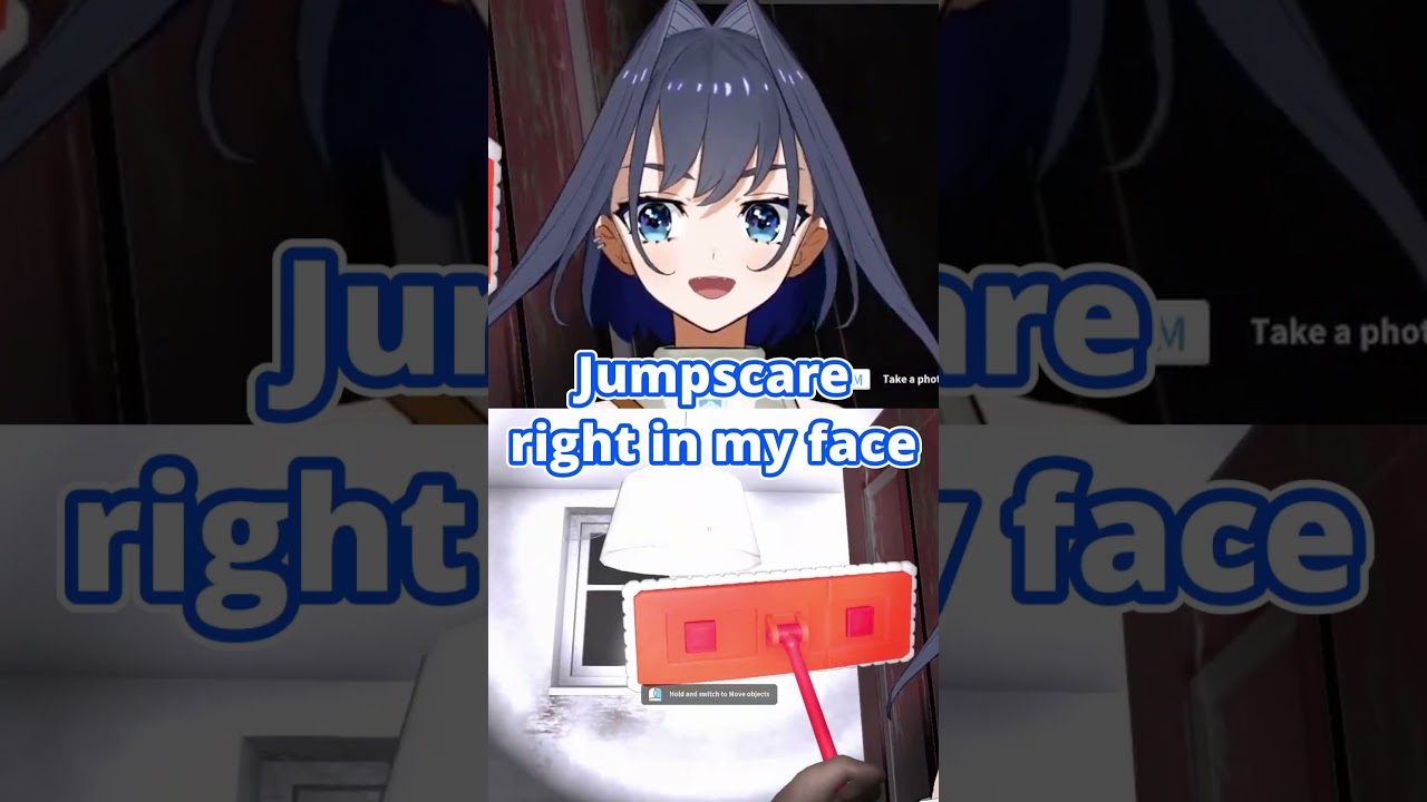 Kronii has a Delayed Jumpscare Reaction to... I'm not sure what #hololive #ourokronii #jumpscare