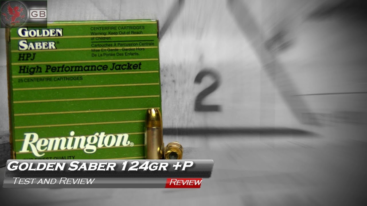 Remington Golden Saber 124+P Test and Review