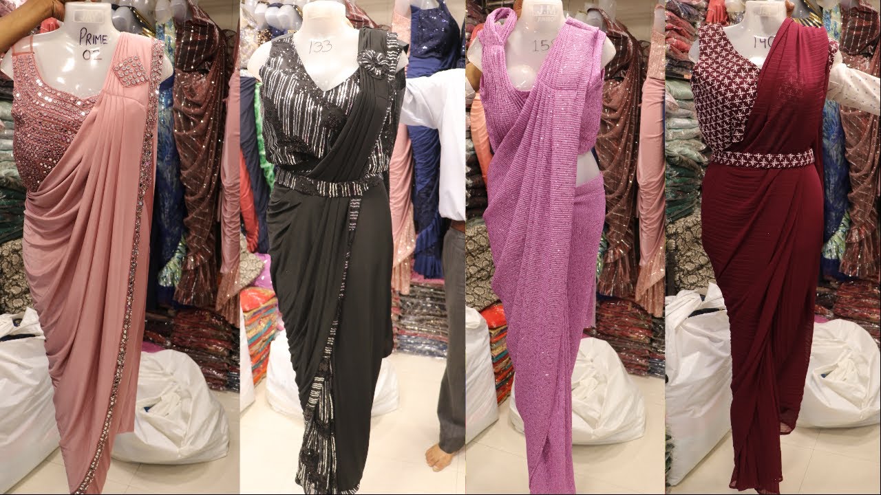 Drape Saree Manufacturer Chandni Chowk | Designer Saree | Ready to Wear saree Collection Delhi.