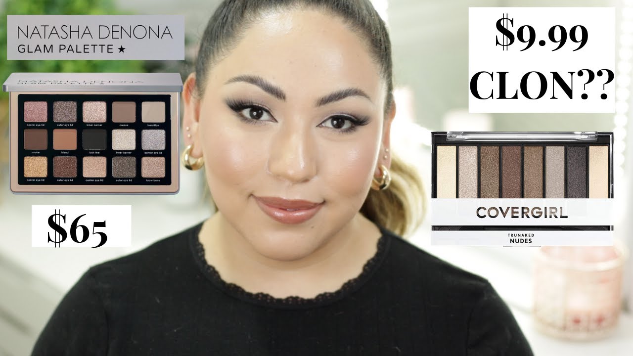 Natasha Denona Glam Palette | Clon de $9.99? Vale la pena? Tutorial, Swatches, Comparativa