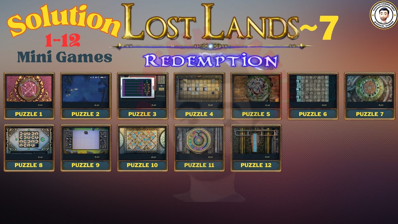 Lost Lands 7 All Puzzles