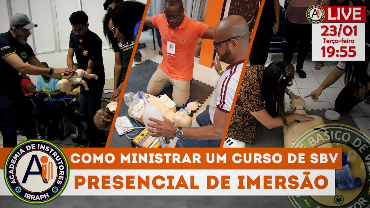 LIVE | Como ministrar um curso de SBV presencial de imersão