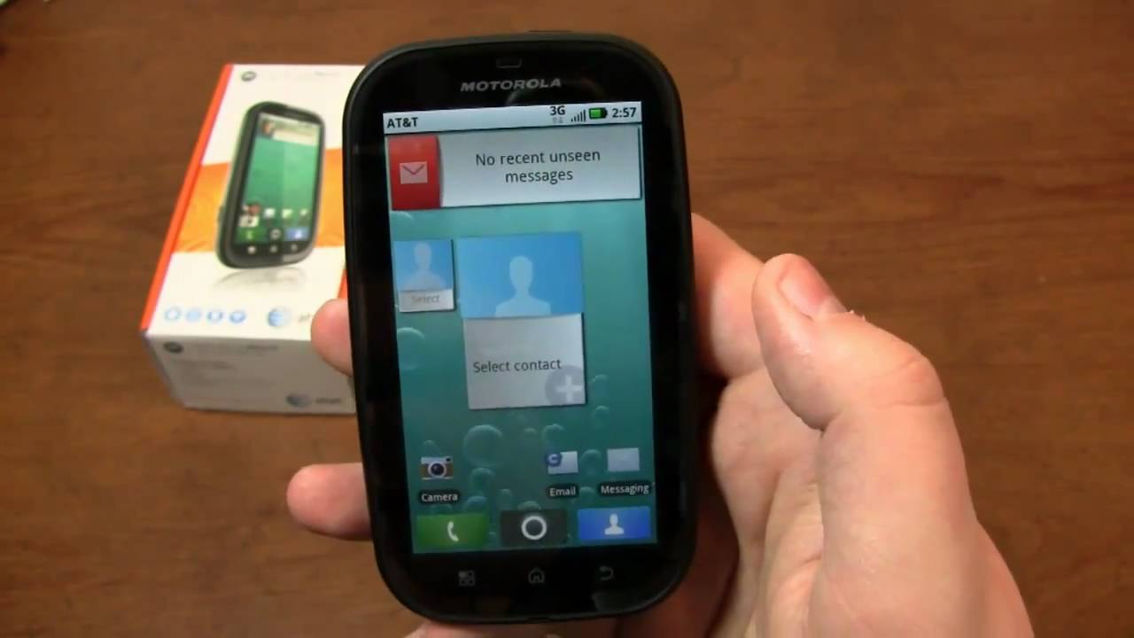 Motorola Bravo Unboxing