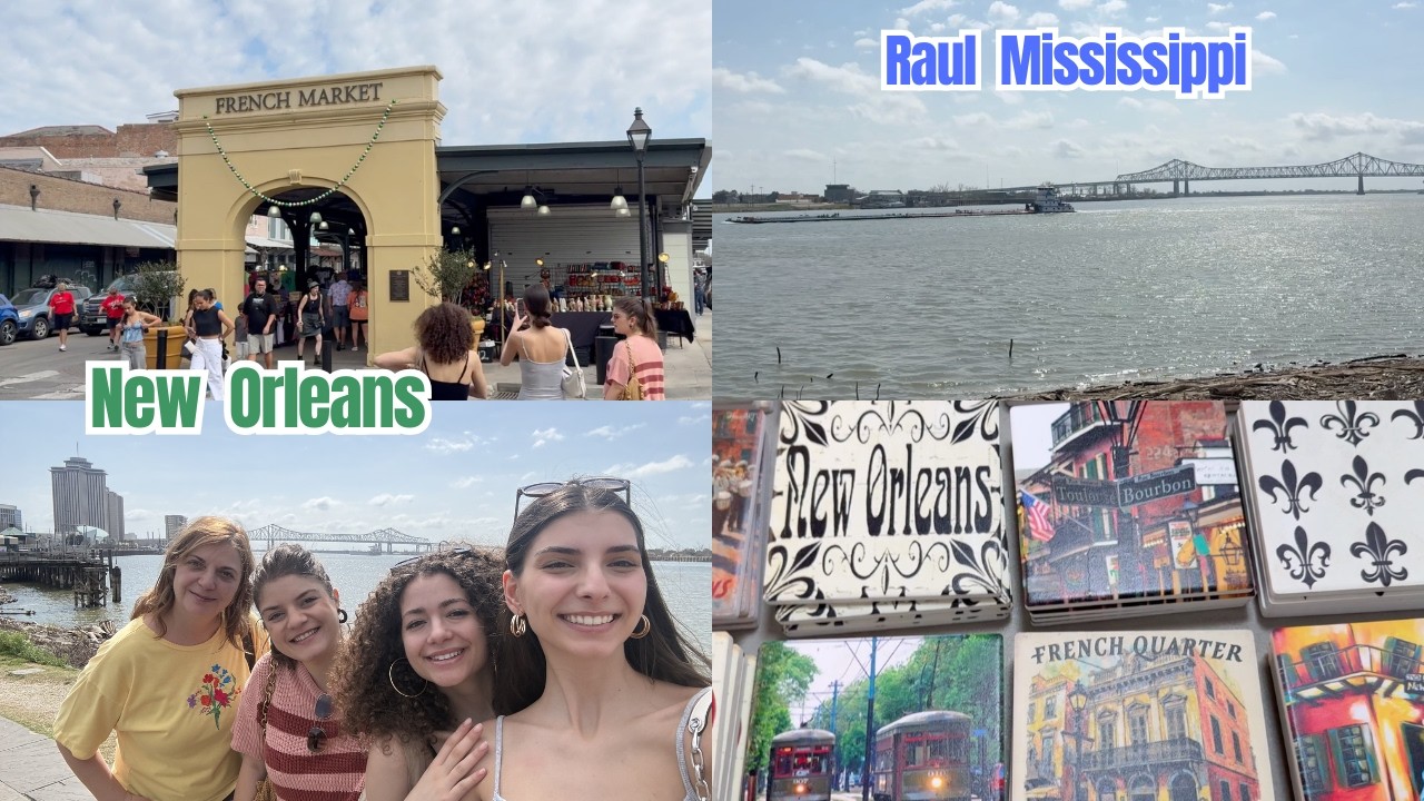 Travel vlog/New Orleans/French Quarter/French Market/Hotel One 11