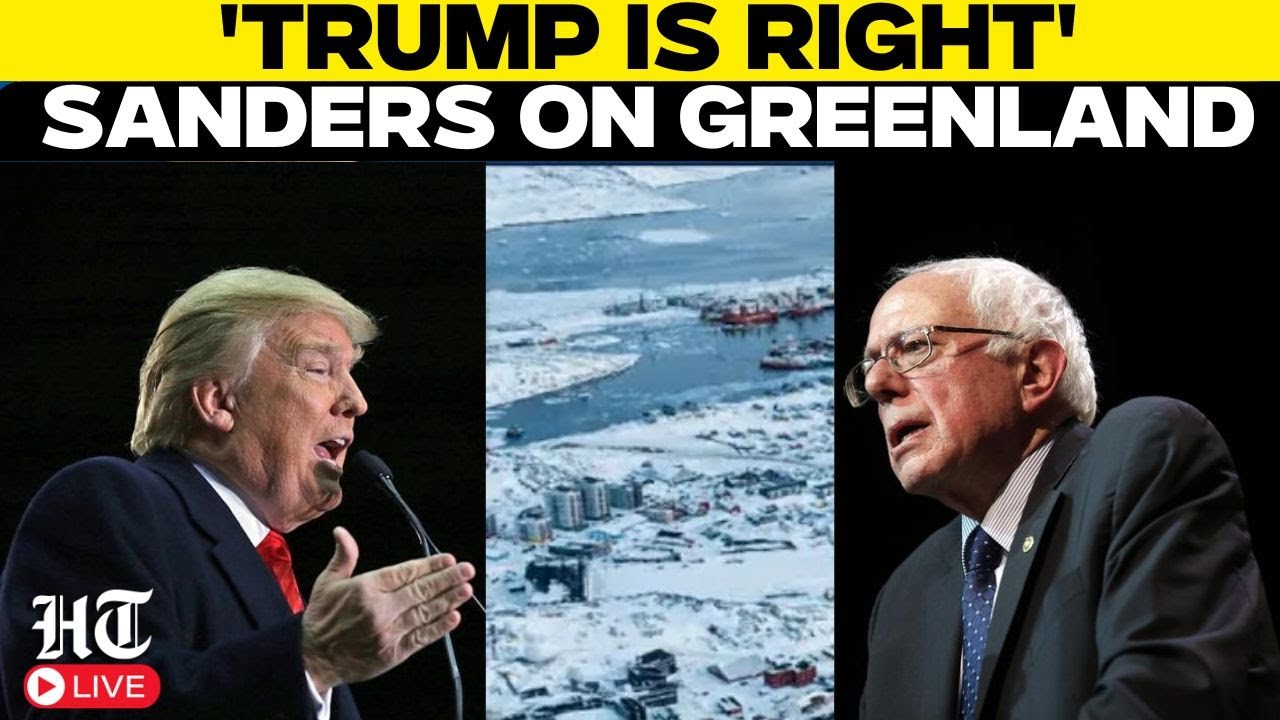 Live | 'Give Him Credit For...'; Bernie's Shocking Remarks On Trump's Greenland 'Takeover' Threat