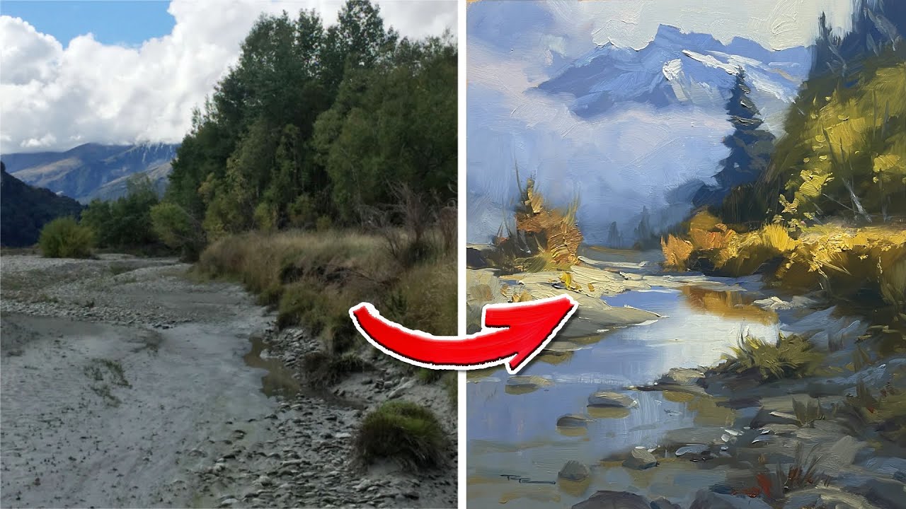 3 steps to turn an average photo into a great painting