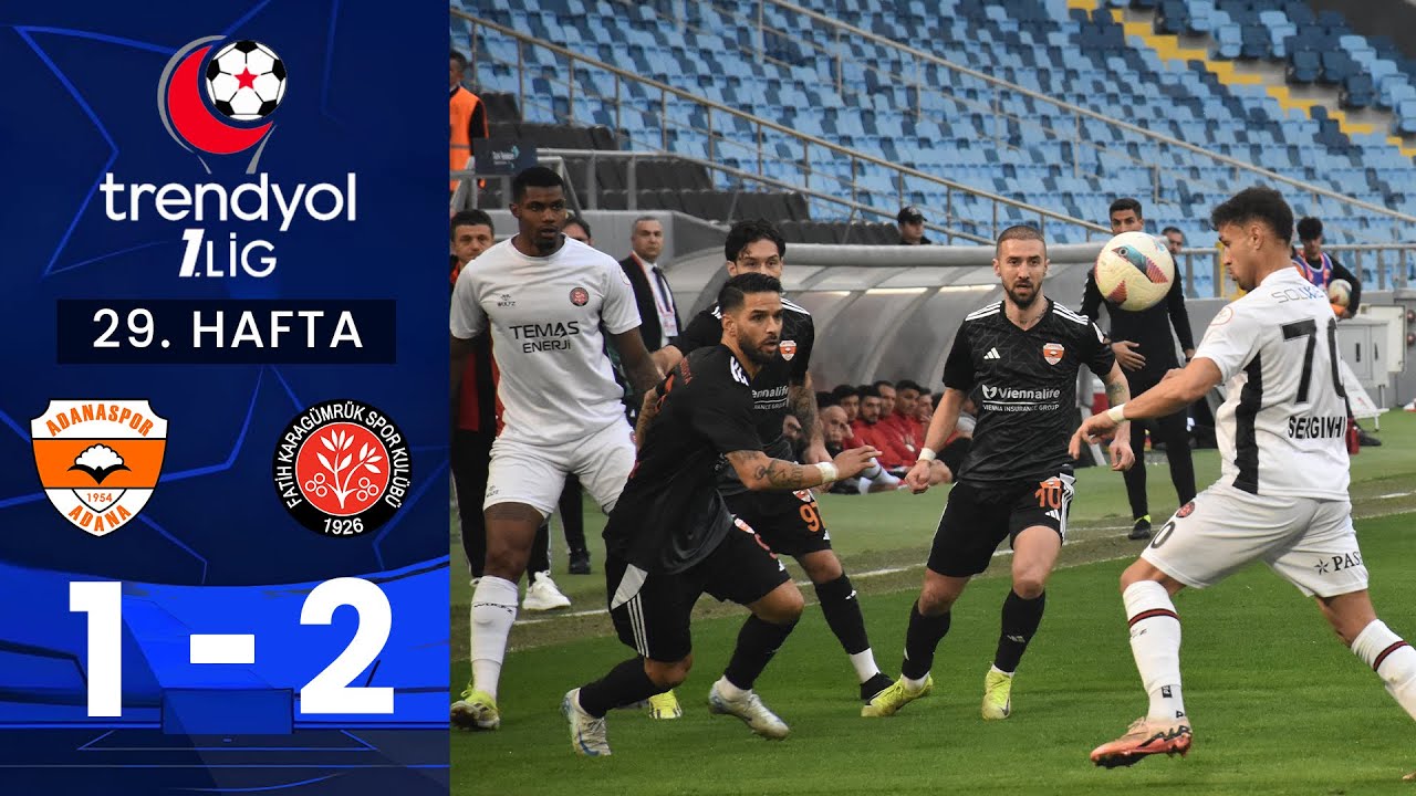 Adanaspor (1-2) Fatih Karagümrük - Highlights/Özet | Trendyol 1. Lig - 2024/25