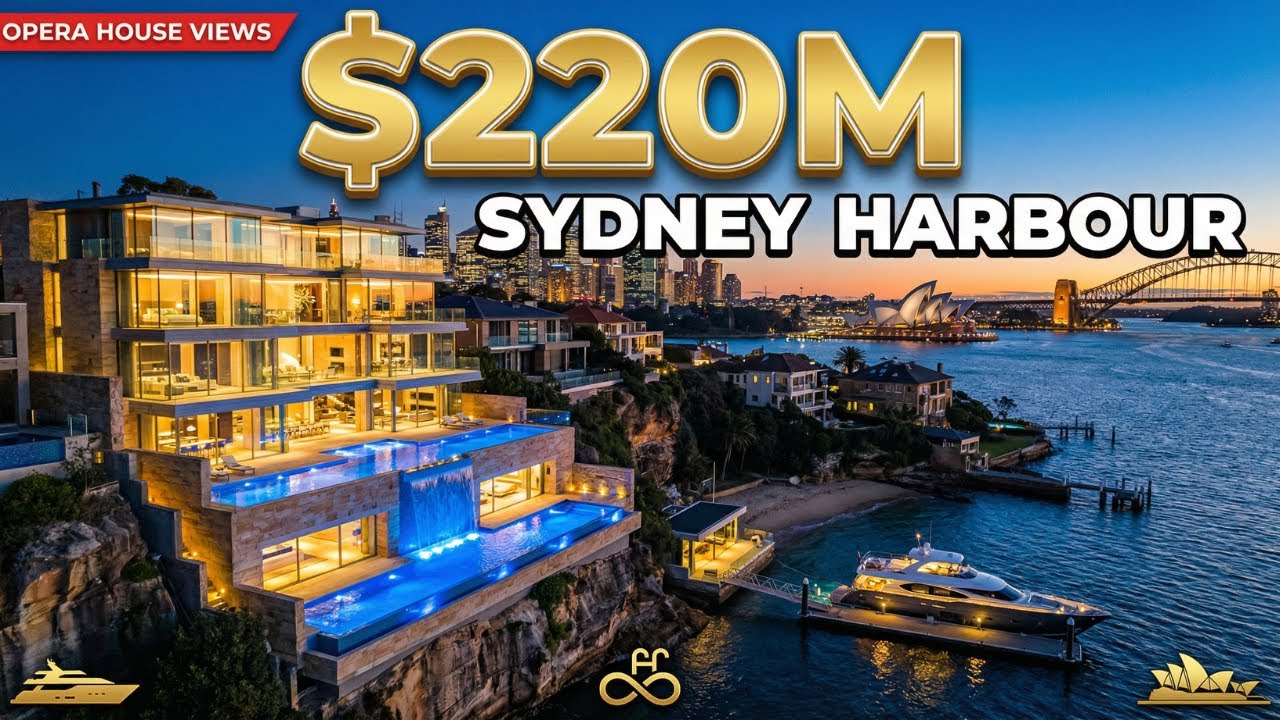 Inside a $220M Sydney Harbour Cliffside Estate