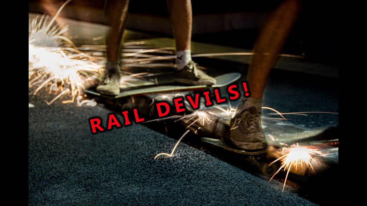 Rail Devils rails Test! - Skateboarding