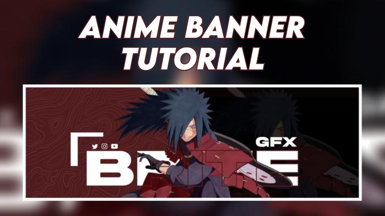 How To Make An Anime Banner/header In Pixlr