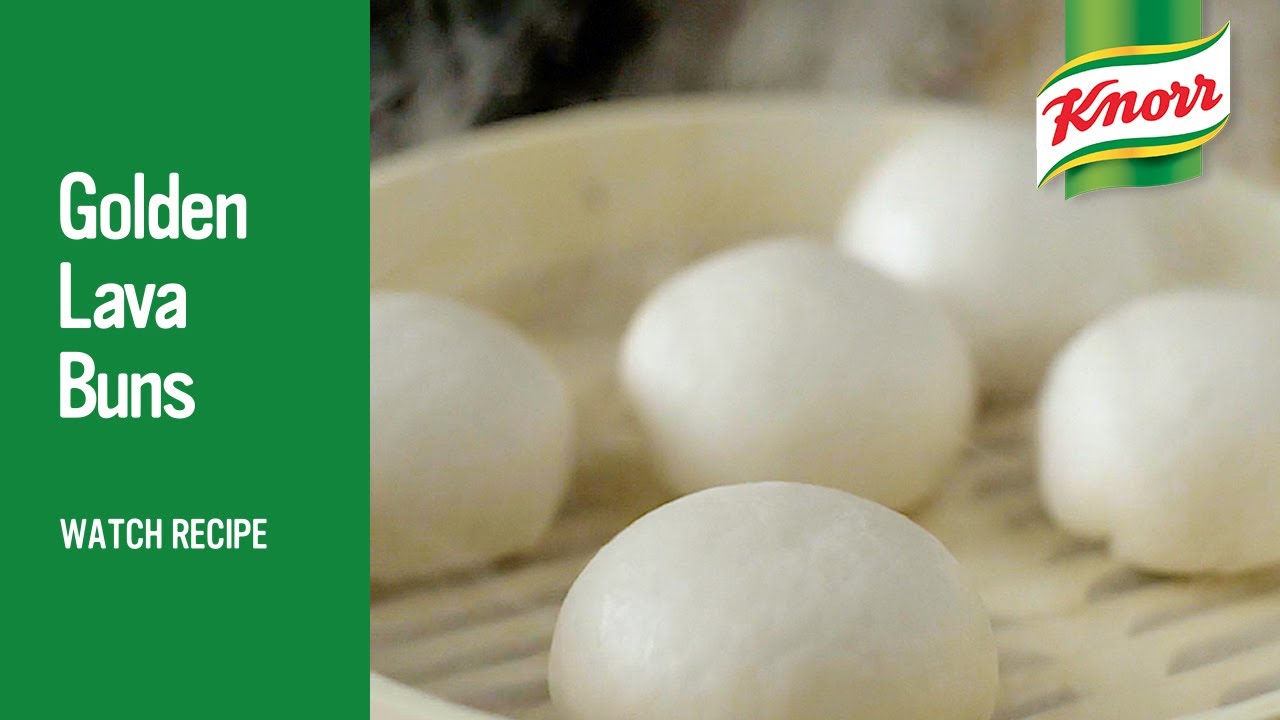 How to Make Salted Egg Custard Buns | Knorr Salted Egg Powder