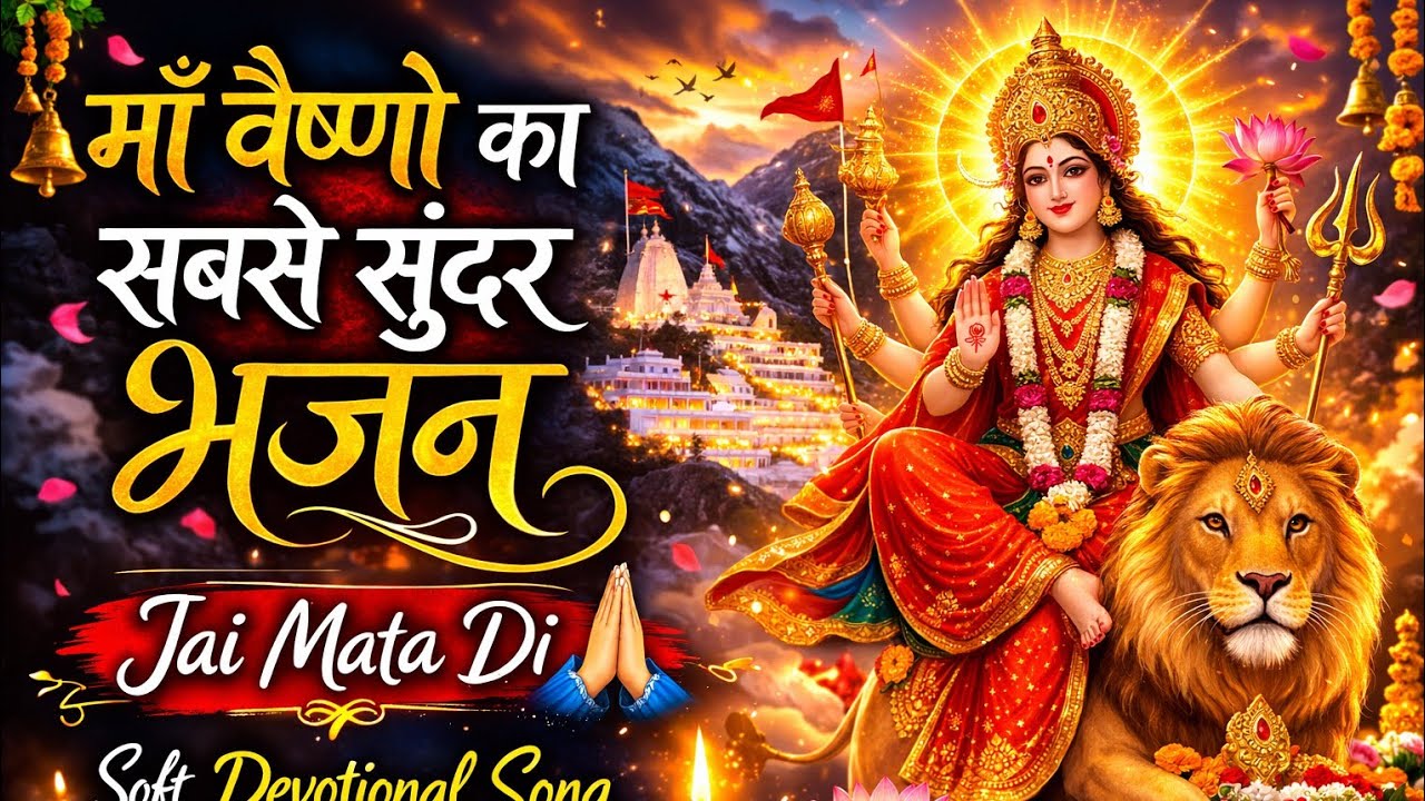 जय जय वैष्णो माता 🙏 Powerful Mata Rani Bhajan | Jai Mata Di | Mandir Aarti Style Bhajan
