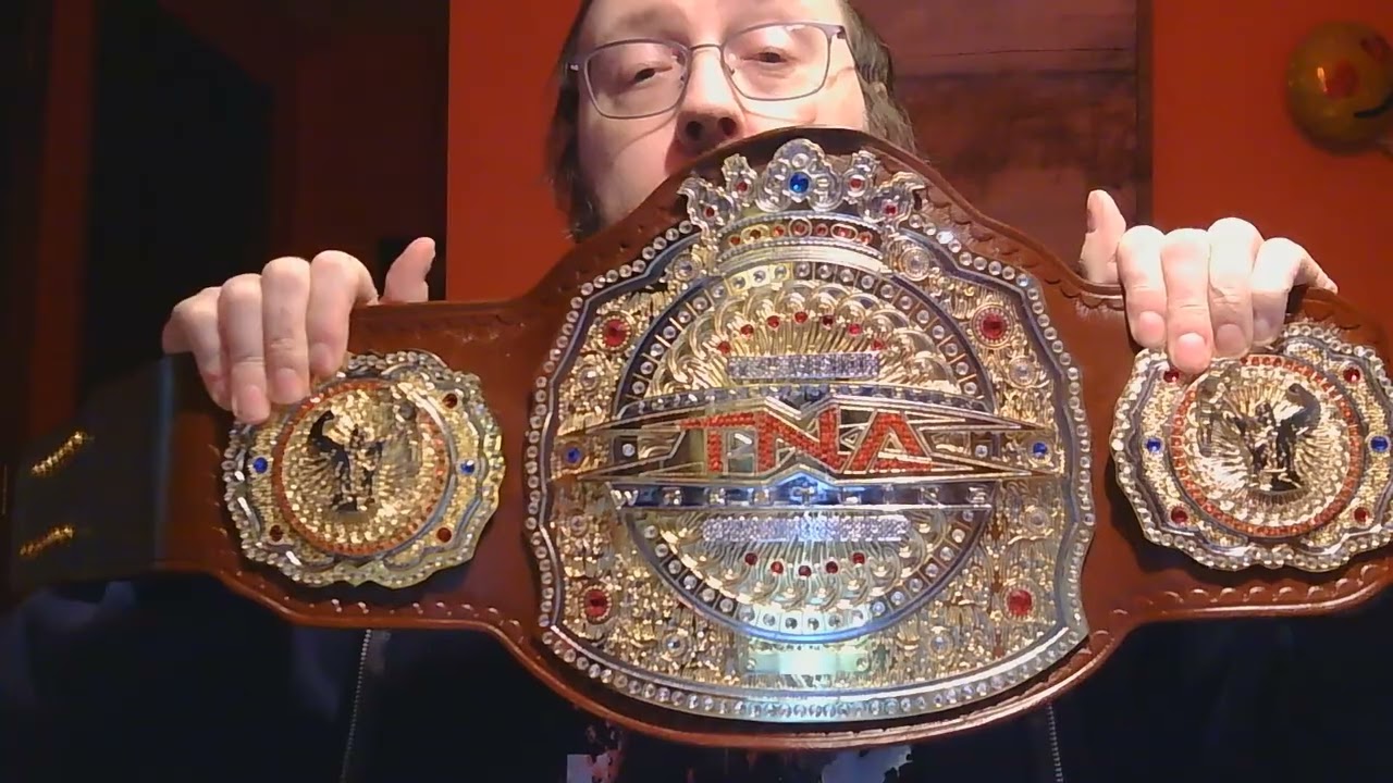 Unboxing the TNA TV championship belt