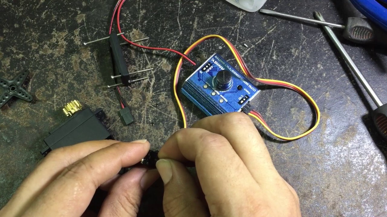 วิธีทำให้ rc servo หมุนได้ 360องศา