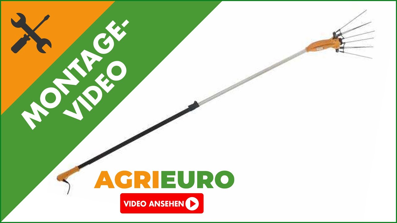 Montagevideo Batteriebetriebener Olivenrüttler Volpi Olytech Essential 455L 210/300 - Teleskopschaft